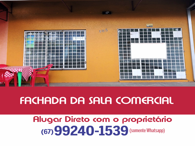 ALUGUEL DE SALA COMERCIAL