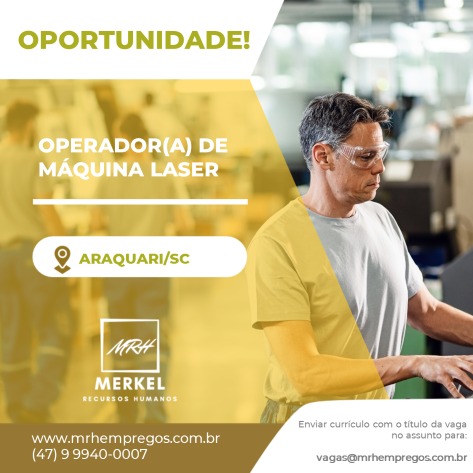 Operador de Máquina Laser
