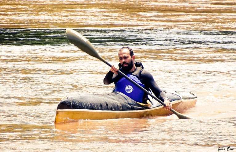 Prova aconteceu nas águas do rio Aquidauana neste domingo. (Foto: João Eric)