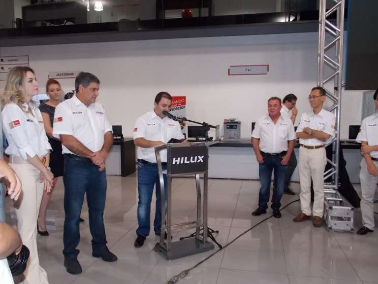 O evento  contou com a presença da diretoria da Toyota do Brasi e do Grupo Enzo. (Foto Márcio Martins)