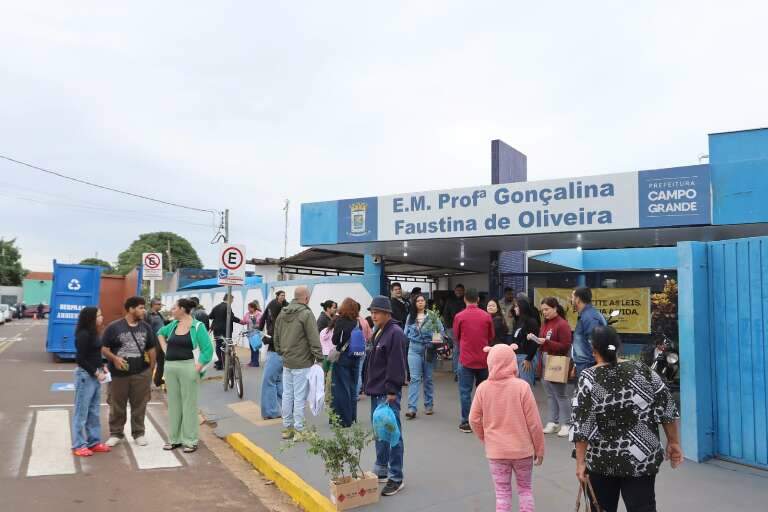 Fachada da escola do Jardim Tarumã (Foto: Paulo Francis)