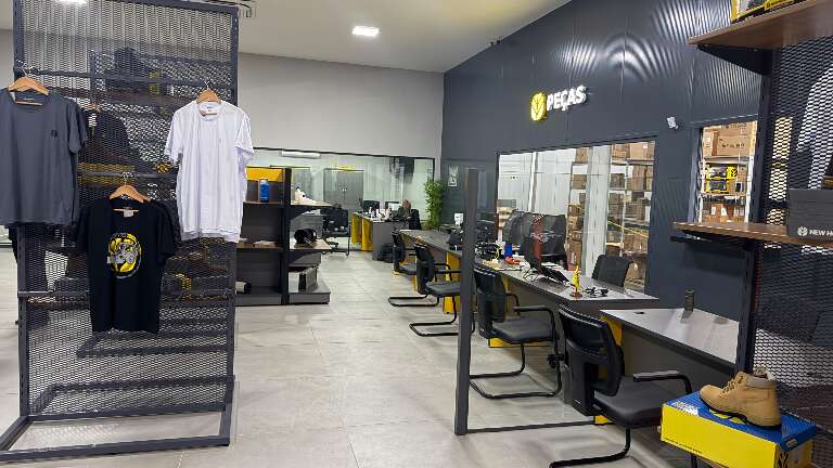 Show room da loja (Foto: Divulgação)