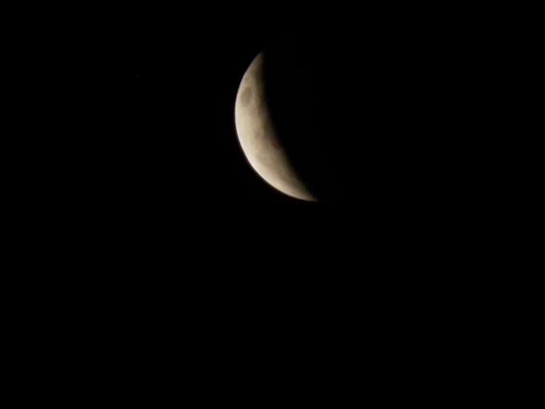 Eclipse lunar. (Foto: Henrique Arcuri)