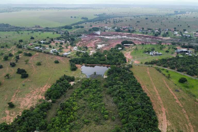 Acessa ao Nasa Park após chuva em Campo Grande (Foto: Osmar Veiga/Campo Grande News)