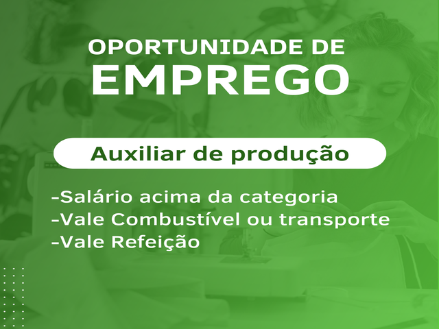 Auxiliar de produção