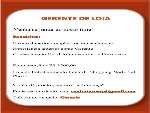 GERENTE DE LOJA