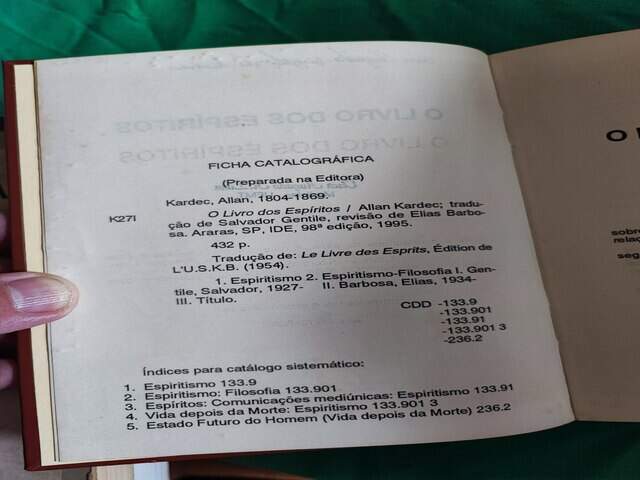 Lote 2 Livros Esp&iacute;ritas
