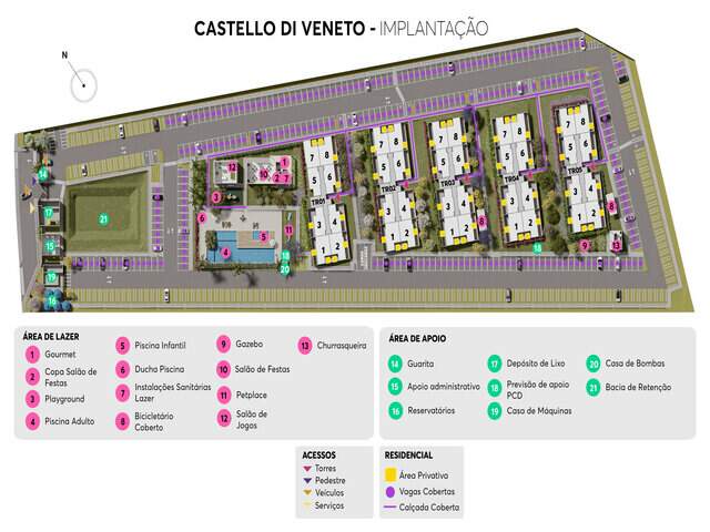 🏢Apartamento no Castello di Veneto - Monte Castelo