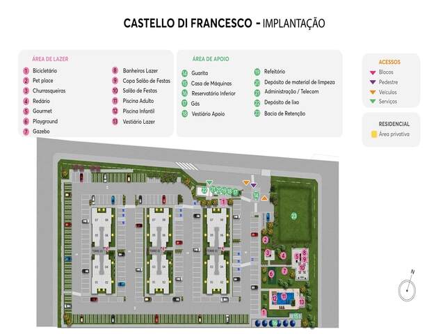 🏢 Apartamentos no Rita Vieira - Castello di Francesco
