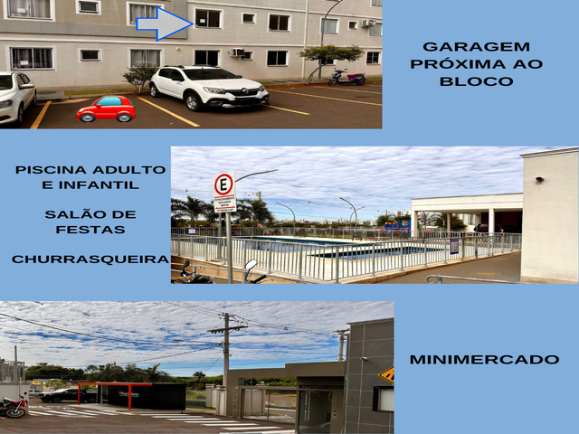 Apartamento pr&oacute;ximo &agrave; UCDB