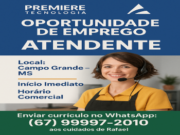 Vaga para Atendente