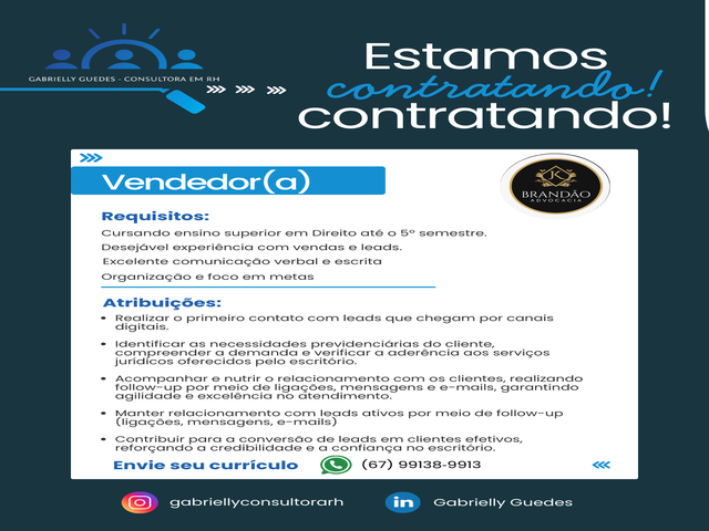 VENDEDOR(A)
