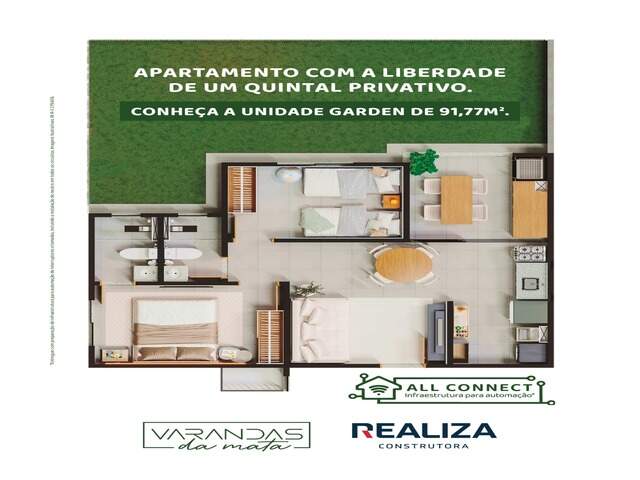 vendo Apartamento Novo Varanda Da Mata 