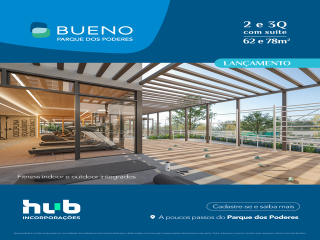 Apartamento na planta - Bueno Parque dos Poderes