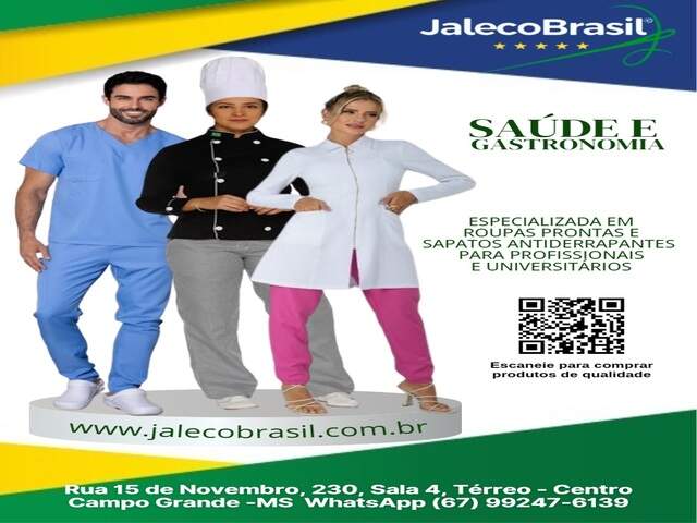 Jaleco Brasil em Campo Grande