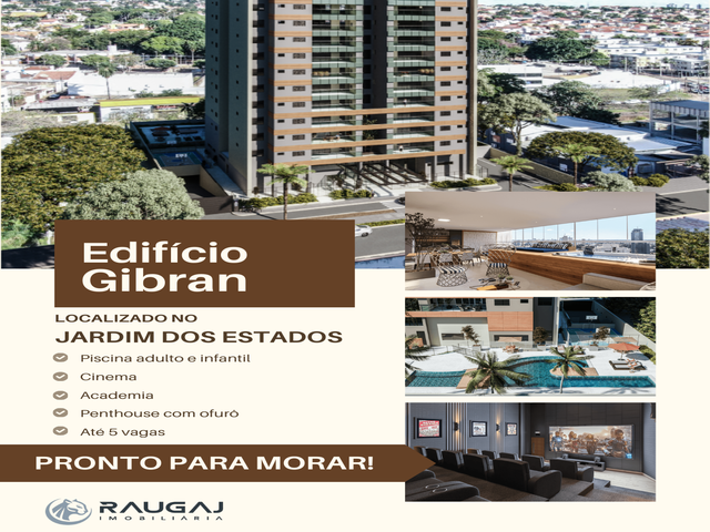 Edif&iacute;cio Gibran - 168m&sup2; e 3 su&iacute;tes no Jardim dos Estados (pronto p/ morar)