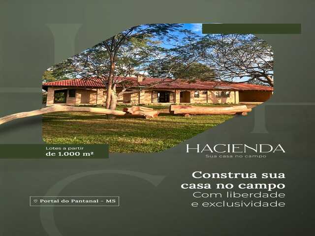 HACIENDA - Condom&iacute;nio fechado de lotes em Aquidauana/MS (&agrave; venda na planta)