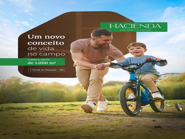 HACIENDA - Condom&iacute;nio fechado de lotes em Aquidauana/MS (&agrave; venda na planta)