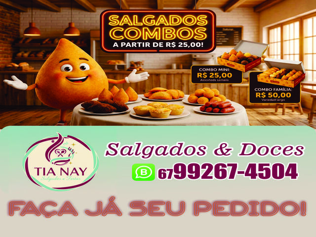 Salgados Deliciosos e Fresquinhos &ndash; Encomende J&aacute;!