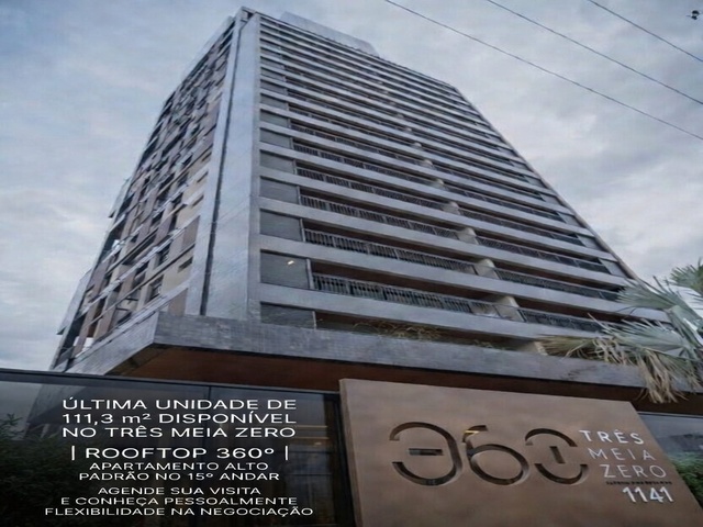 Três Meia Zero | 15º Andar | 111 m² | Alto Padrão no Jardim dos Estados