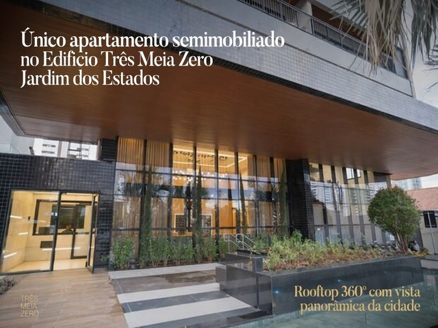 &Uacute;nico Apartamento Semimobiliado nunca Habitado no Edif&iacute;cio Tr&ecirc;s Meia Zero 