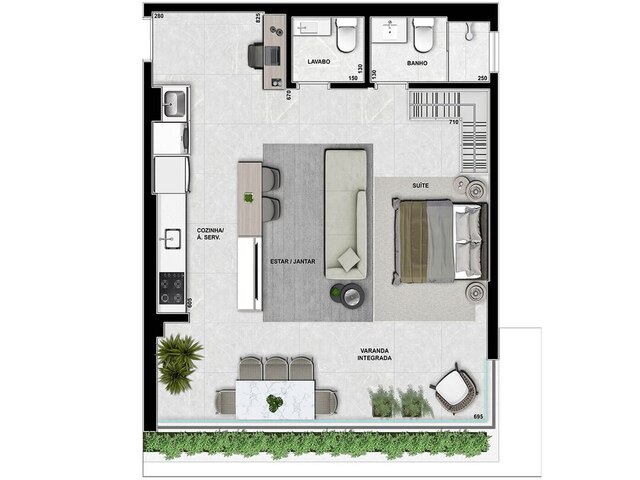 Últimas Unidades de Studio 76 m² no Artheo – Jardim dos Estados