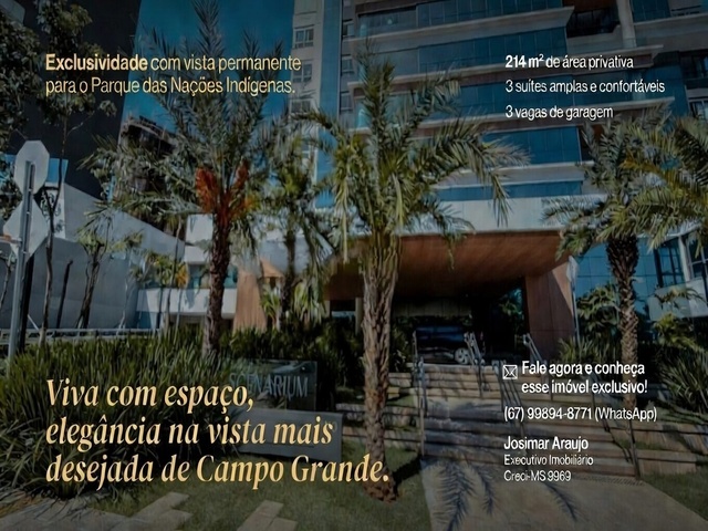 Viva em frente ao Parque das Na&ccedil;&otilde;es Ind&iacute;genas &mdash; Exclusividade no Royal Park