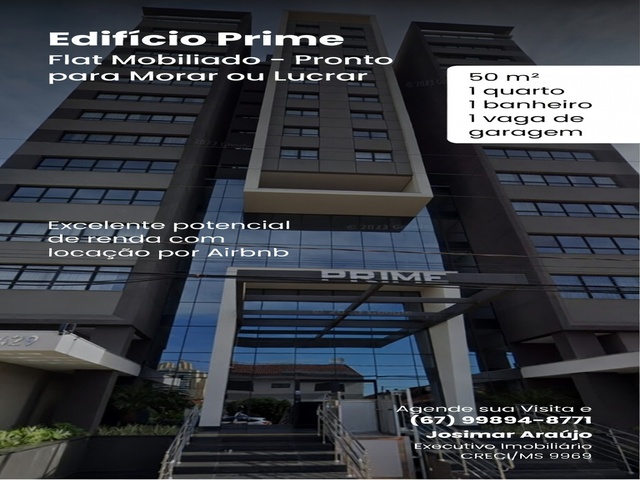 Oportunidade no Santa F&eacute;! Flat &agrave; venda &ndash; Ideal para Airbnb ou Moradia