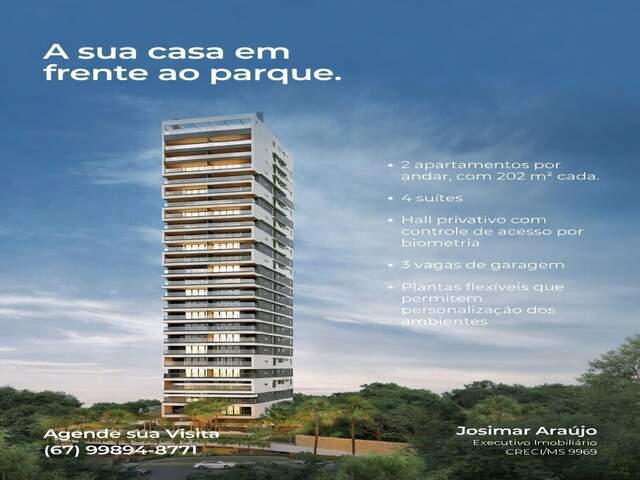 Heritage Saraiva de Rezende | 202 m² | Frente ao Parque das Nações Indígenas
