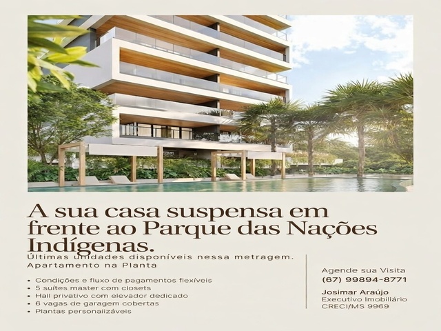 Heritage Saraiva de Rezende | 404 m² | Frente ao Parque das Nações Indígenas