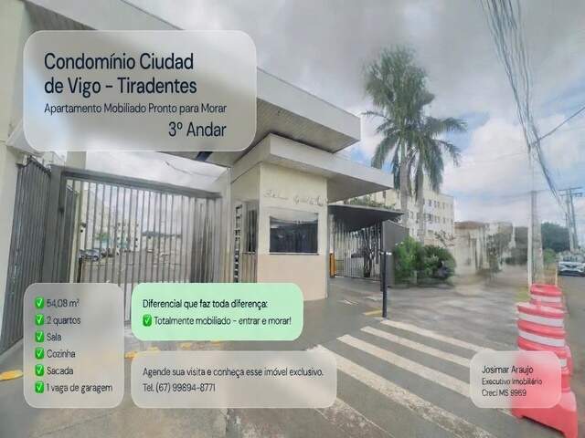 Apartamento Mobiliado 2 quartos Tiradentes &ndash; Pronto para Morar