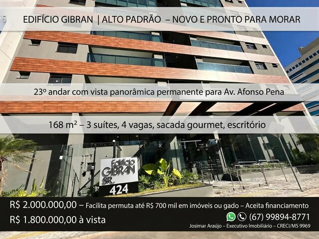 Edifício Gibran I More no Alto Padrão que você merece I Jardim dos Estados