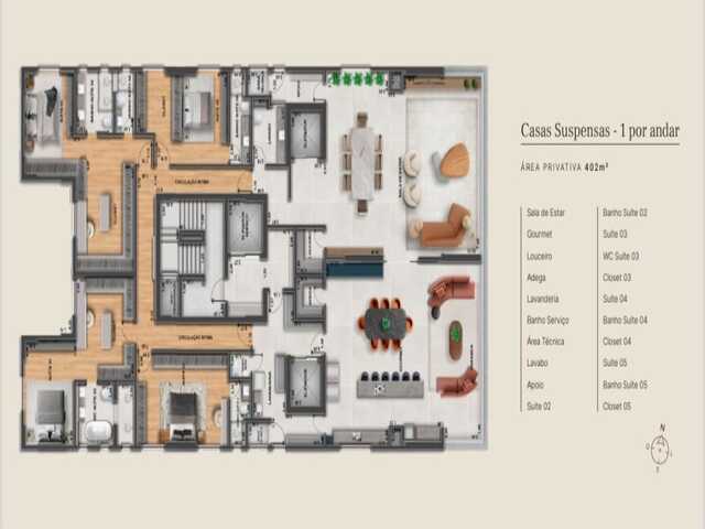 Residências exclusivas de 404 m² em frente ao parque | Disponibilidade restrita