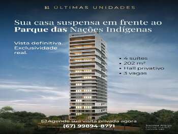 Heritage Saraiva de Rezende | 202 m&sup2; | Frente ao Parque das Na&ccedil;&otilde;es Ind&iacute;genas