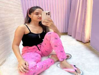 Pijama Cropped Blogueira em Suede com 3 pe&ccedil;as - Estampa Love