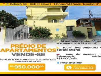 PR&Eacute;DIO DE APARTAMENTOS EM MANAUS, AM POR 950 MIL