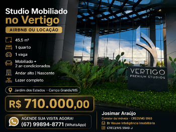 Invista ou More: Studio Completo no Vertigo Premium Studios