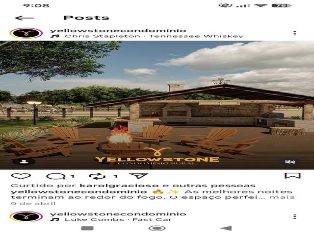 yellowstone sua casa no campo