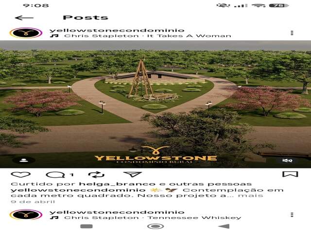 yellowstone sua casa no campo