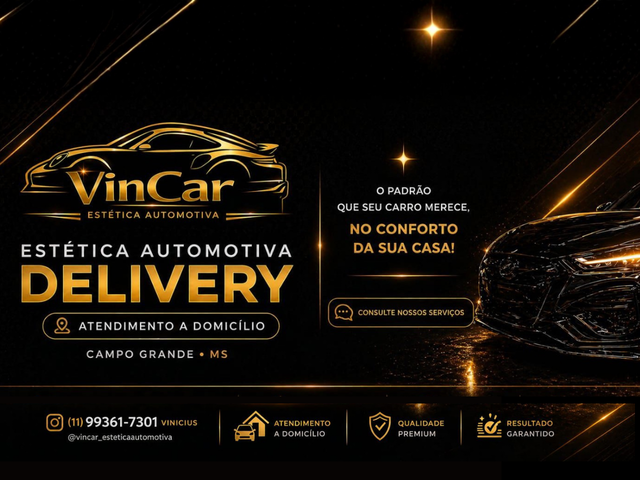 🚗 Estética Automotiva Premium no Conforto do Seu Condomínio
