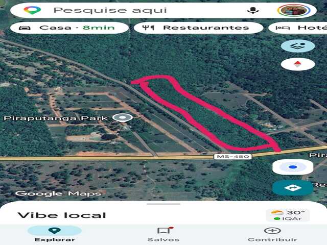 lotes em piraputanga