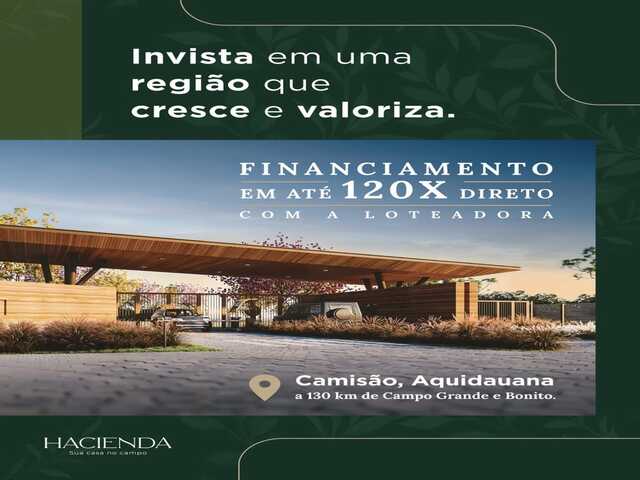 Hacienda - Condomínio de lotes em Camisão/Aquidauana, 1.000m²