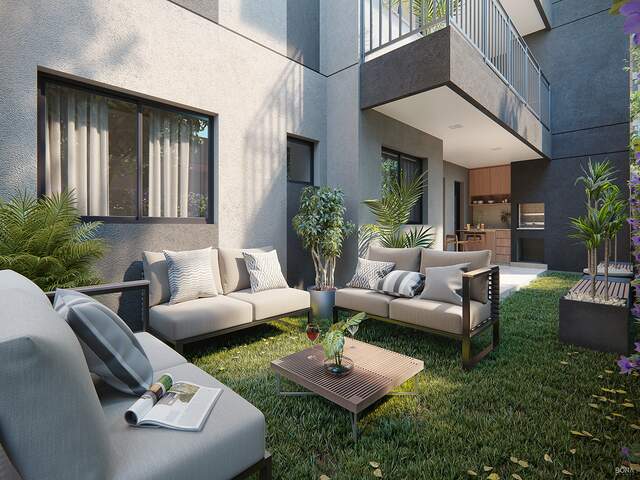 1 Quarto | 52,54 m² + 25 m² de garden | Entrada de 9% | Arbo Parque dos Poderes