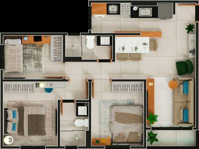 Apartamentos no Jd. Imá