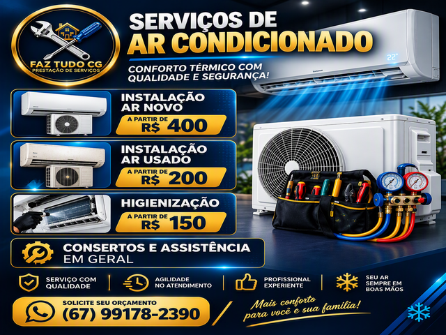 instala&ccedil;&atilde;o e consertos ar condicionado 