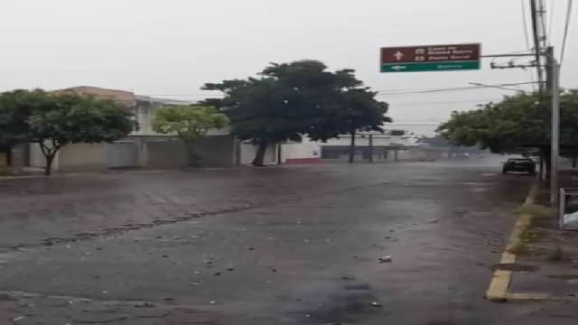 Chuva registrada na cidade de Corumbá