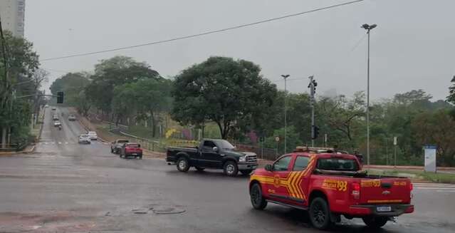 Semáforos desligados na Rua Antônio Maria Coelho