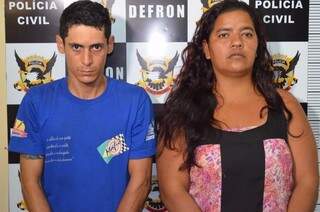 Augusto Sérgio da Silva e Ana Laura Torres foram presos em ação conjunta da PRF e Defron (Foto: Sidney Bronka/94 FM)