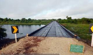 MS-195: governo reconstruiu a ponte de madeira
