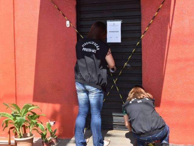 Em opera&ccedil;&atilde;o conjunta, tr&ecirc;s academias s&atilde;o interditadas em Campo Grande